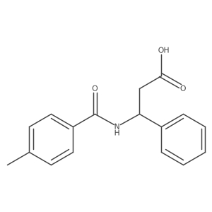 3-[(4-Methylphenyl)formamido]-3-phenylpropanoic acid Structure