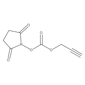 N-(Propargyloxycarbonyloxy)succinimide Structure