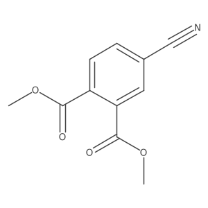 Dimethyl 4-cyanophthalate结构式