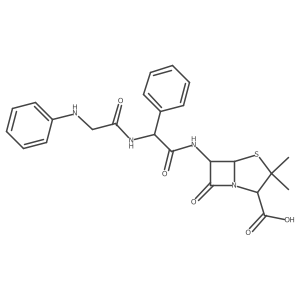 Phenylglycylampicillin结构式