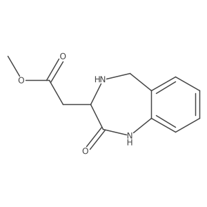 Methyl 2-(2-oxo-2,3,4,5-tetrahydro-1H-benzo[e][1,4]diazepin-3-yl)acetate Structure