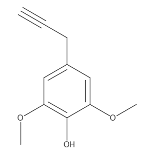 2,6-Dimethoxy-4-(prop-2-yn-1-yl)phenol Structure