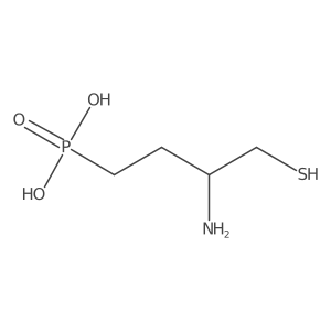 1-Mercaptomethyl-3-phosphono-propyl-ammonium Structure