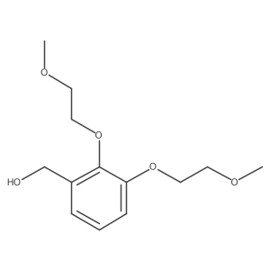 (2,3-Bis{[2-(methyloxy)ethyl]oxy}phenyl)methanol结构式