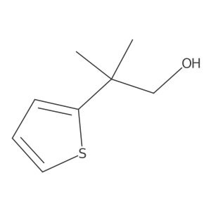 2-Methyl-2-(2-thienyl)propan-1-ol结构式