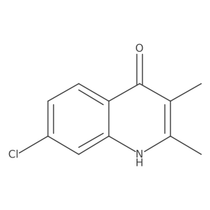 4(1H)-Quinolinone, 7-chloro-2,3-dimethyl- Structure