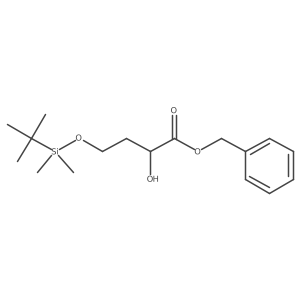 (S)-Benzyl 4-((tert-butyldimethylsilyl)oxy)-2-hydroxybutanoate结构式