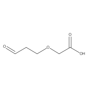 2-(3-Oxopropoxy)acetic acid结构式