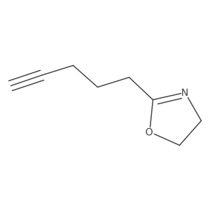 2-(4-Pentynyl)-2-oxazoline结构式