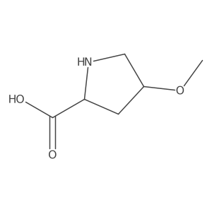 4-Methoxypyrrolidine-2-carboxylic acid结构式