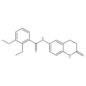2,3-dimethoxy-N-(2-oxo-1,2,3,4-tetrahydroquinolin-6-yl)benzamide Structure