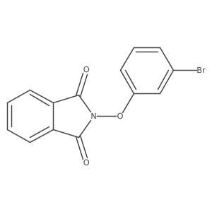 2-(3-Bromophenoxy)isoindoline-1,3-dione Structure
