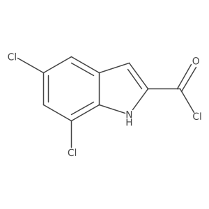 5,7-Dichloro-indole-2-carbonylchloride Structure