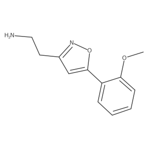 2-[5-(2-Methoxyphenyl)-1,2-oxazol-3-yl]ethan-1-amine结构式