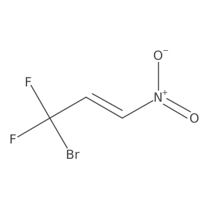 (E)-3-bromo-3,3-difluoro-1-nitroprop-1-ene结构式
