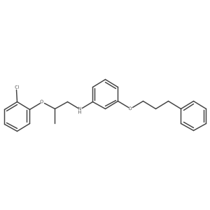 N-[2-(2-Chlorophenoxy)propyl]-3-(3-phenylpropoxy)aniline结构式