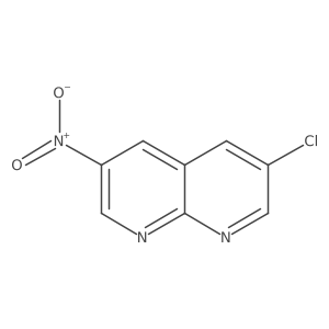 3-Chloro-6-nitro-1,8-naphthyridine Structure
