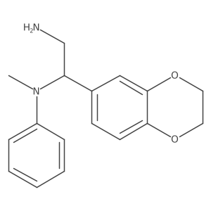 1-(2,3-Dihydro-1,4-benzodioxin-6-yl)-N1-methyl-N1-phenyl-1,2-ethanediamine结构式