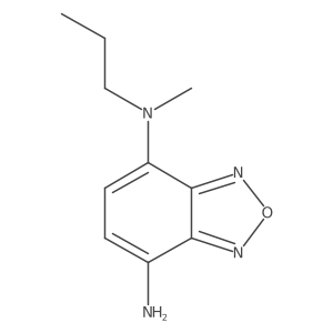 n4-Methyl-4-propyl-1,4-dihydrobenzo[c][1,2,5]oxadiazole-4,7-diamine结构式