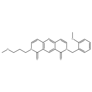 2-(2-methoxybenzyl)-8-(3-methoxypropyl)pyrido[4,3-b][1,6]naphthyridine-1,9(2H,8H)-dione Structure