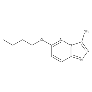 6-Butoxy-1,2,4-triazolo[4,3-b]pyridazin-3-amine结构式