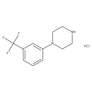 1-(alpha,alpha,alpha-Trifluoro-m-tolyl)piperazine-d8 Hydrochloride Structure