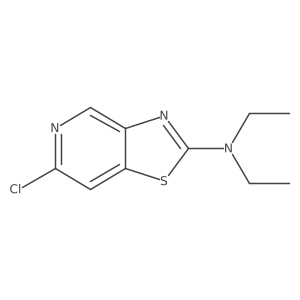 Thiazolo[4,5-c]pyridin-2-amine,6-chloro-n,n-diethyl- Structure
