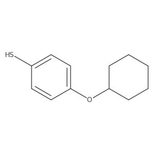 4-(Cyclohexyloxy)benzenethiol结构式