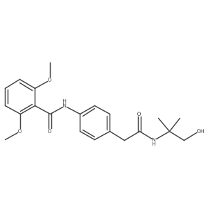 N-(4-(2-((1-hydroxy-2-methylpropan-2-yl)amino)-2-oxoethyl)phenyl)-2,6-dimethoxybenzamide Structure