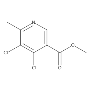 Methyl 4,5-dichloro-6-methylnicotinate Structure
