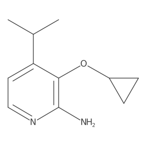 3-Cyclopropoxy-4-isopropylpyridin-2-amine Structure