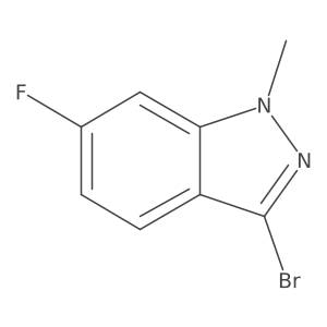 1H-Indazole, 3-bromo-6-fluoro-1-methyl- Structure