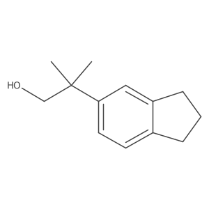 2-(2,3-dihydro-1H-inden-5-yl)-2-methylpropan-1-ol Structure