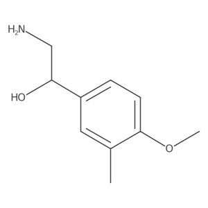 2-Amino-1-(4-methoxy-3-methylphenyl)ethan-1-ol结构式