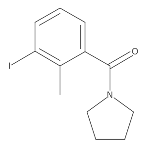 (3-Iodo-2-methylphenyl)(pyrrolidin-1-yl)methanone Structure