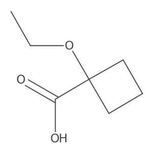 1-Ethoxycyclobutane-1-carboxylic acid Structure