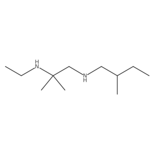 1,2-Propanediamine, N2-ethyl-2-methyl-N1-(2-methylbutyl)- Structure