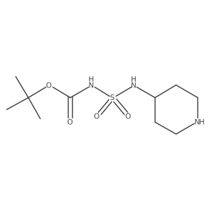 tert-butyl N-[(piperidin-4-yl)sulfamoyl]carbamate Structure