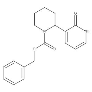 Benzyl 2-(2-oxo-1,2-dihydropyridin-3-yl)piperidine-1-carboxylate Structure