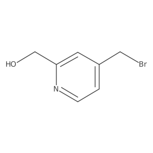 (4-(Bromomethyl)pyridin-2-YL)methanol Structure