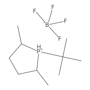 (2S,5S)-1-(tert-Butyl)-2,5-dimethylphospholan-1-ium tetrafluoroborate结构式