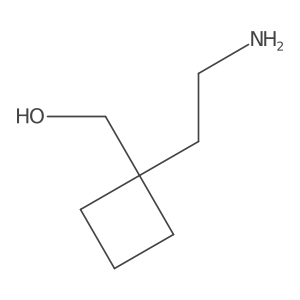 [1-(2-Aminoethyl)cyclobutyl]methanol结构式