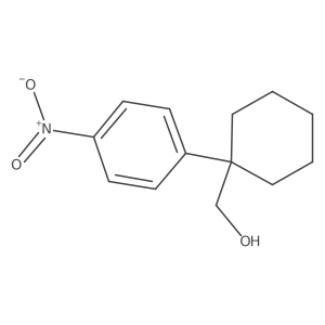 [1-(4-Nitrophenyl)cyclohexyl]methanol Structure