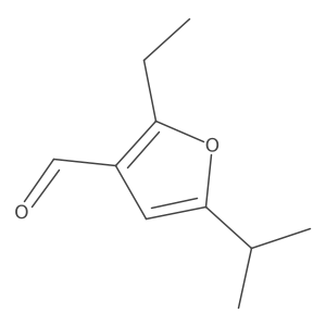 2-Ethyl-5-(propan-2-yl)furan-3-carbaldehyde结构式