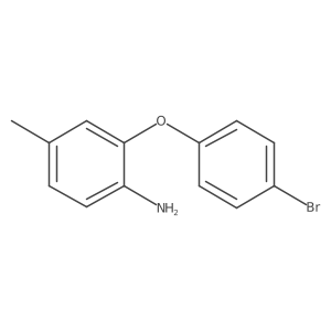 2-(4-Bromophenoxy)-4-methylaniline结构式