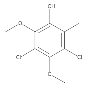 3,5-Dichloro-2,4-dimethoxy-6-methylphenol Structure