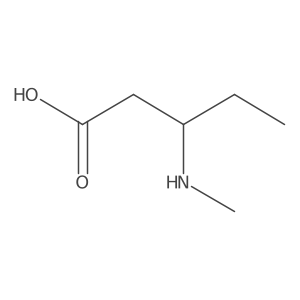 3-(Methylamino)-pentanoic acid结构式