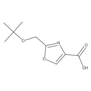 2-[(tert-Butoxy)methyl]-1,3-oxazole-4-carboxylic acid Structure