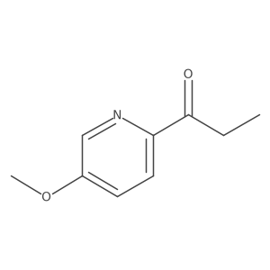 1-(5-Methoxypyridin-2-yl)propan-1-one结构式