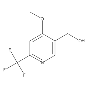 4-Methoxy-2-(trifluoromethyl)pyridine-5-methanol Structure